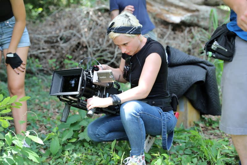 FILE PHOTO: Handout photo of cinematographer Halyna Hutchins