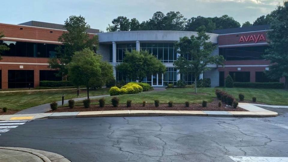 The former Avaya headquarters in Durham near Research Triangle Park.