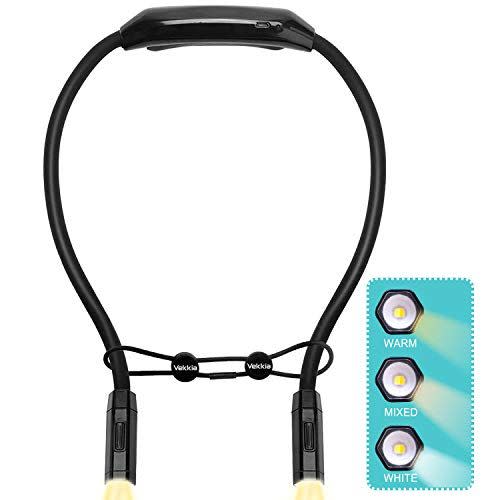 5) Rechargeable Neck Book Light