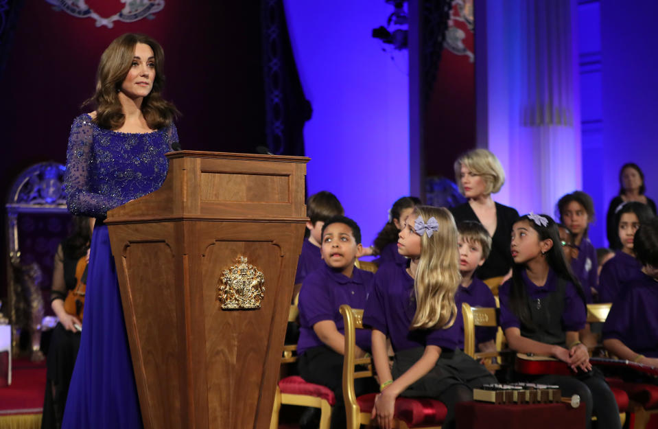 The Duchess Of Cambridge Hosts Gala Dinner For The 25th Anniversary Of Place2Be