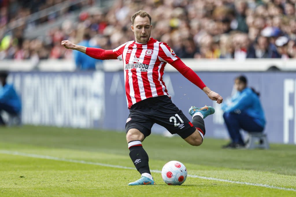 Christian Eriksen faces his former manager and old club when Brentford take on Tottenham (Steve Paston/PA) (PA Wire)