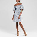 <p><a rel="nofollow noopener" href="http://rstyle.me/n/cqdxkkjduw" target="_blank" data-ylk="slk:Love At First Sight Printed Shoulder Flare Dress;elm:context_link;itc:0;sec:content-canvas" class="link ">Love At First Sight Printed Shoulder Flare Dress</a>, $14</p>