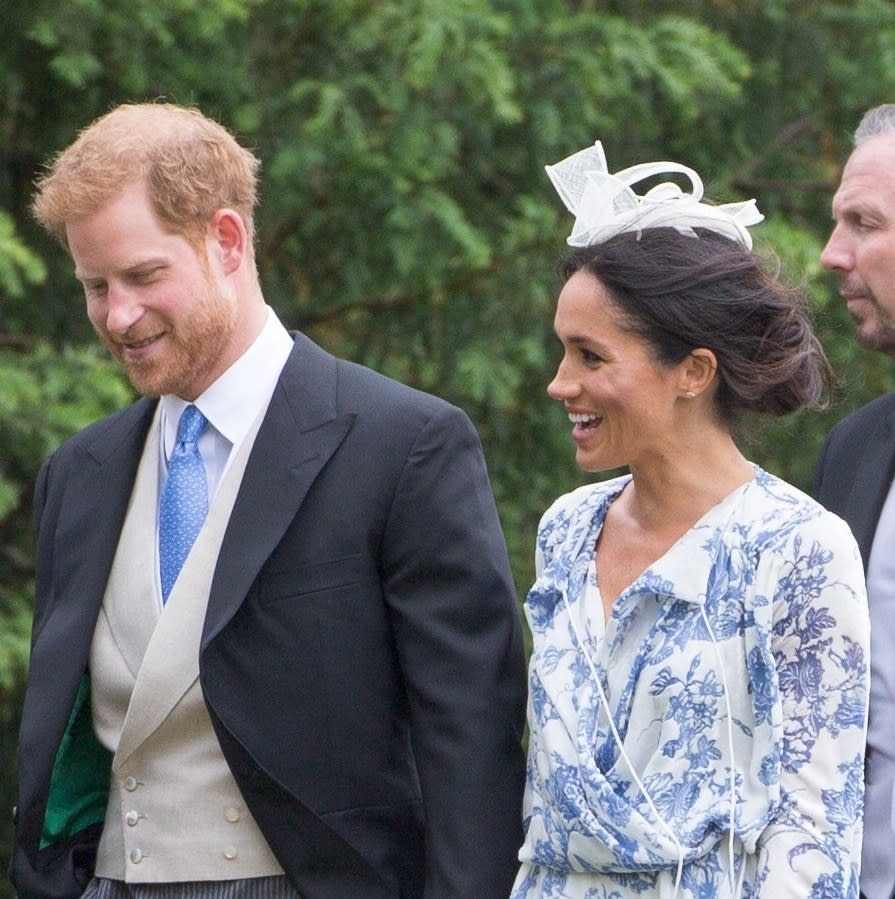 The Duchess of Sussex, Meghan Markle, opted for a bold, printed summer dress for another regal occasion.