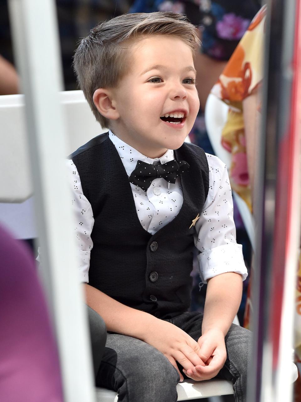 Isaiah Michael Fisher attends the ceremony honoring Carrie Underwood with star on the Hollywood Walk of Fame on September 20, 2018 in Hollywood, California