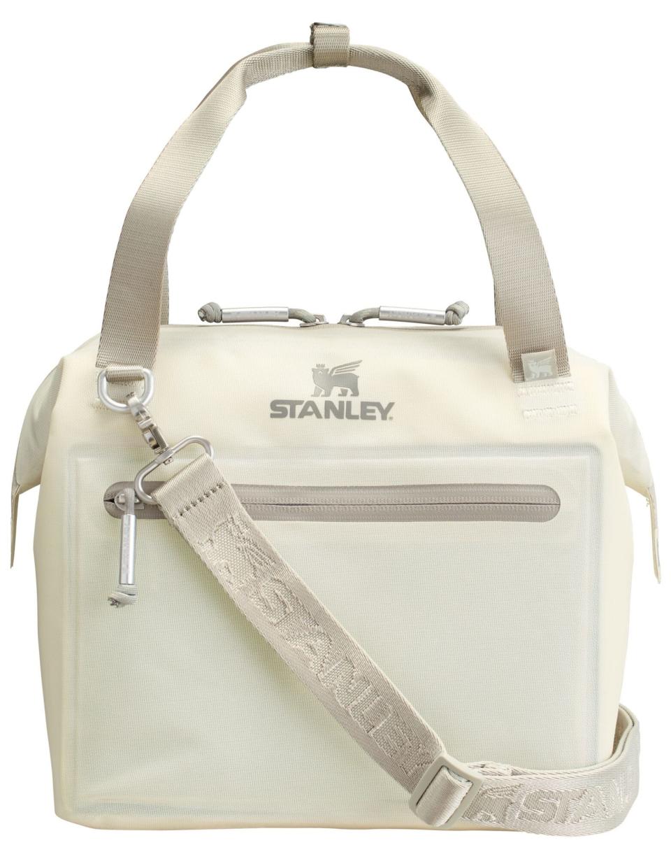 The Julienne Mini Cooler in cream for Stanley's new All Day Collection dropping on April 16.