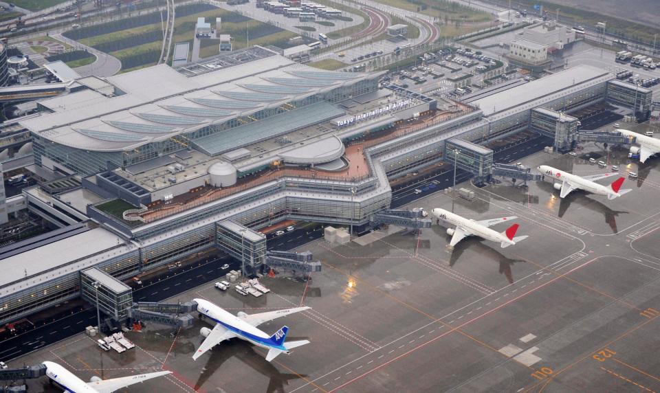 Der Flughafen Tokio-Haneda ist die Nummer drei der verkehrsreichsten Flughäfen der Welt im Jahr 2023. Er ist einer der beiden Hauptflughäfen der Stadt. - Copyright: REUTERS/Kyodo Kyodo