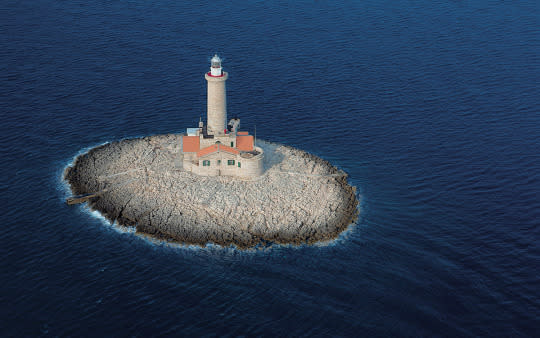 Porer Lighthouse, Porer Island, Croatia