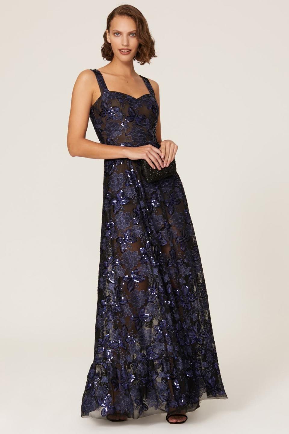 Anabel Sequin Gown