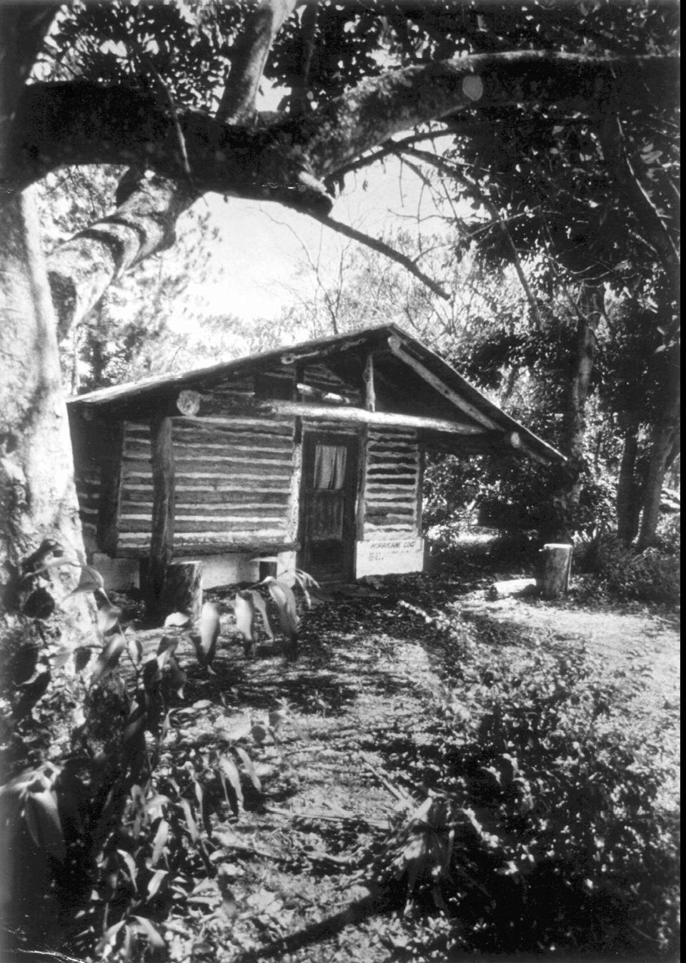 Sep. 4, 1977 - Trapper Nelson's Hand - Hewn Cabin Along the Loxahatchee