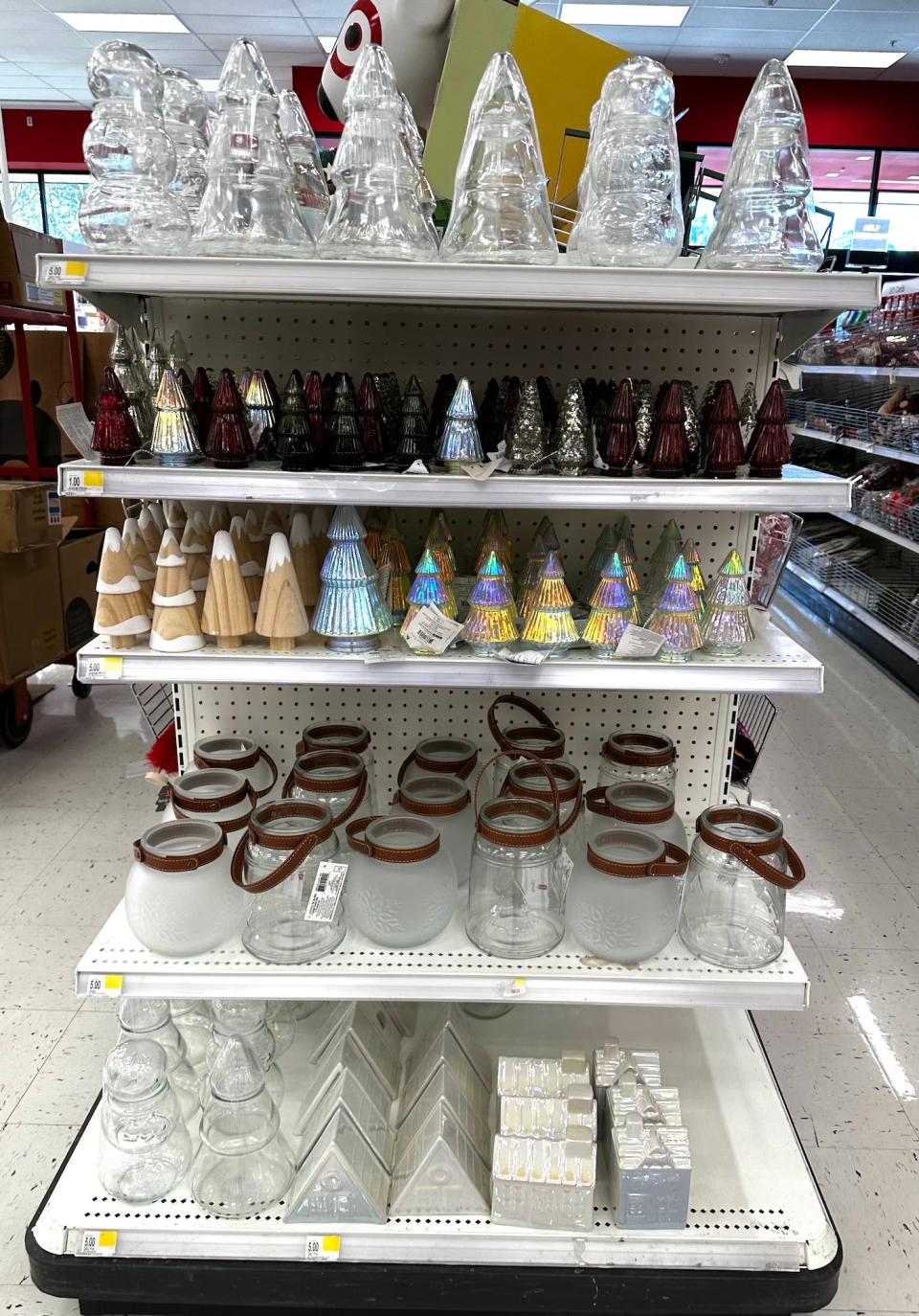 Christmas items at Target on October 19, 2023.