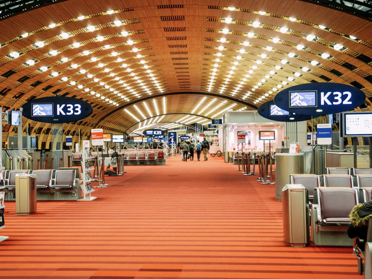 Paris Charles de Gaulle Airport.