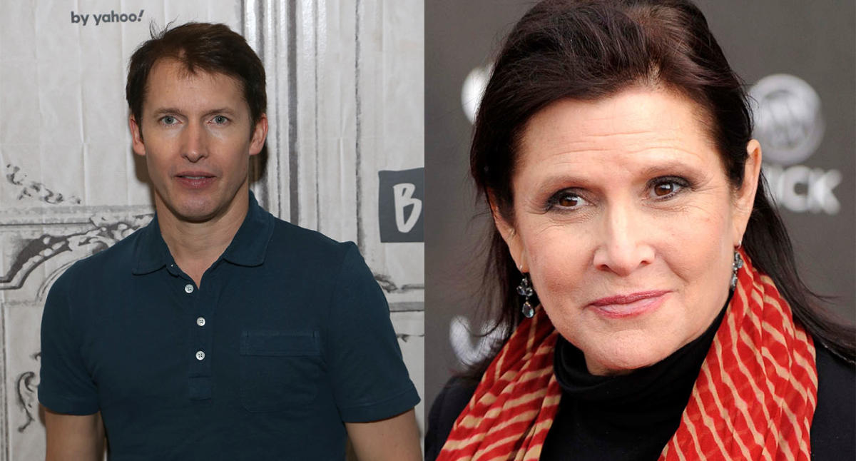 James Blunt considers himself lucky to have known Carrie Fisher