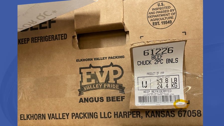 Elkhorn Valley Beef Chuck Recall