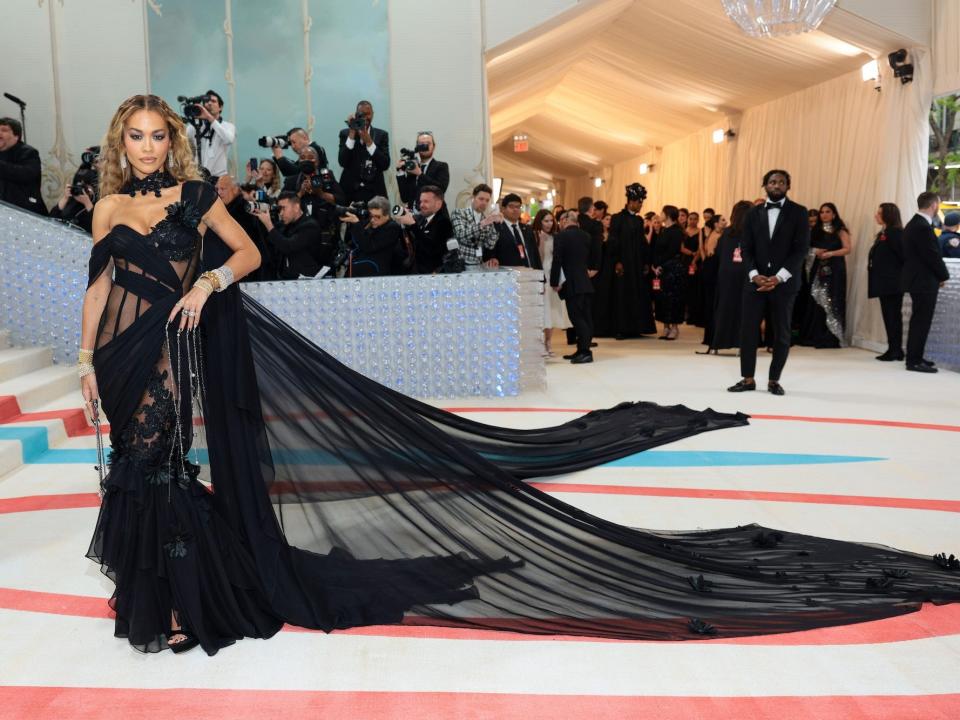 Rita Ora attends the 2023 Met Gala.