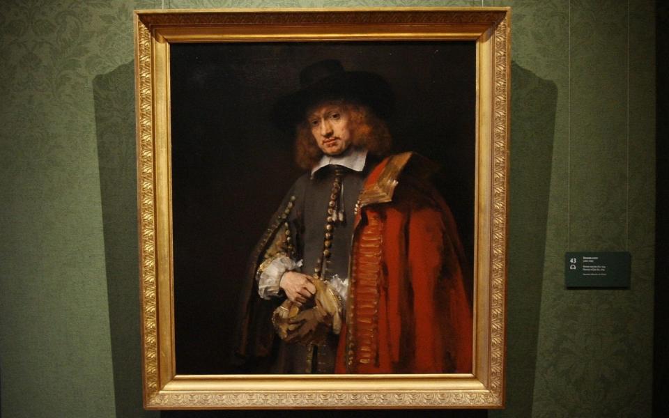 Rembrandt's 1654 portrait of Jan Six I - AFP/Getty Images