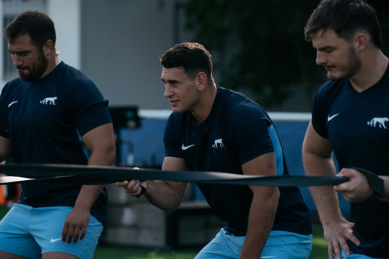 Entrenamiento de Los Pumas