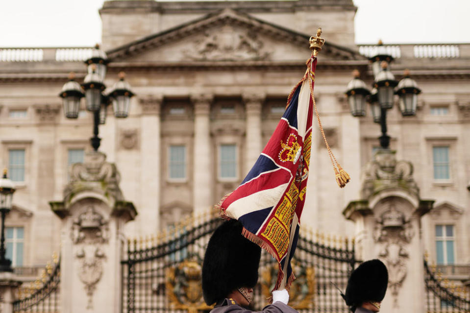 The King's Guard outside Buckingham Palace