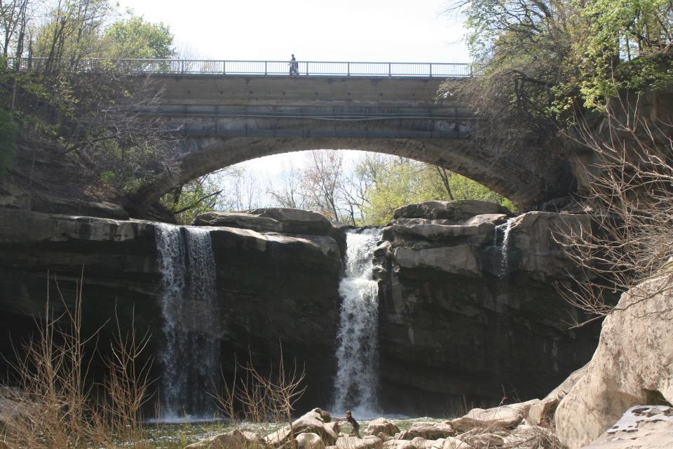Visitors to Cascade Park in Elyria will see the spectacular West Falls on the Black River.