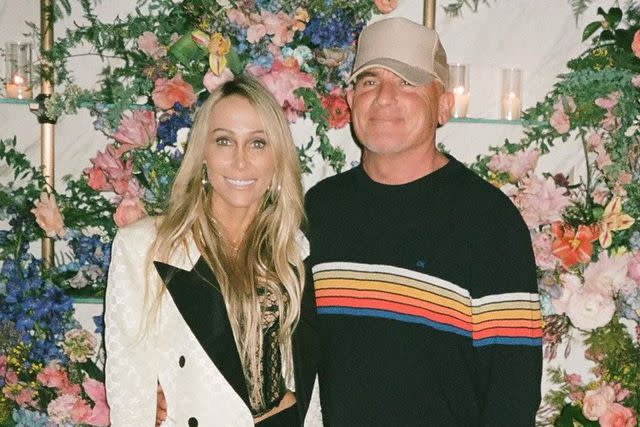 <p>Tish Cyrus-Purcell/Instagram</p> Tish Cyrus and husband Dominic Purcell