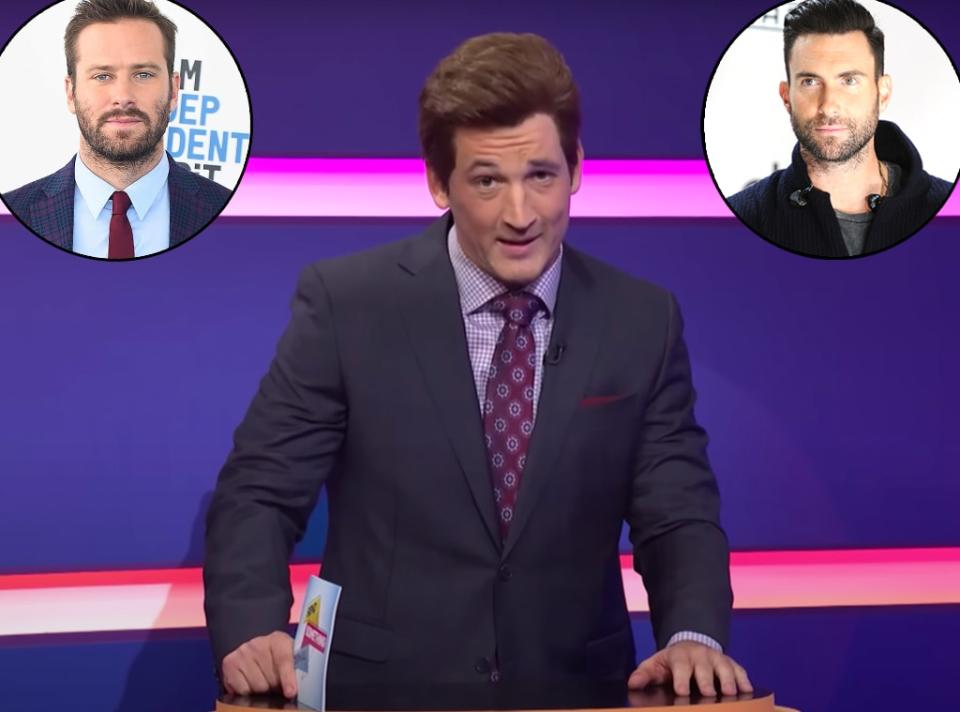 Miles Teller, SNL, Armie Hammer, Adam Levine