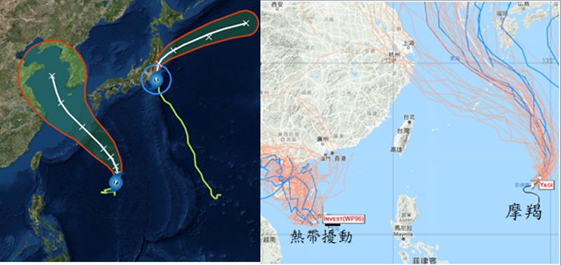 （截自「三立準氣象·老大洩天機」專欄）