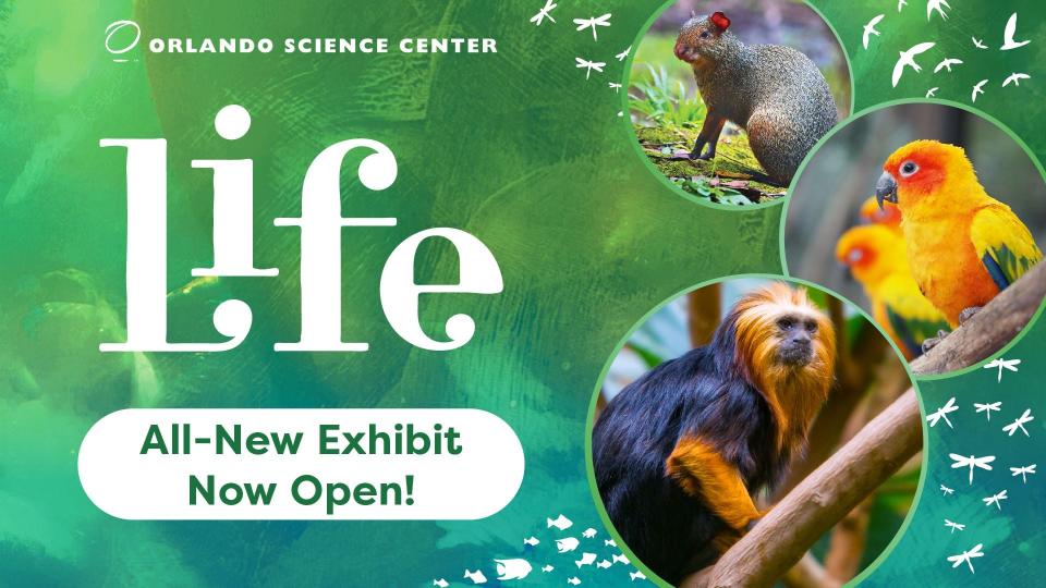 Guests can visit the Life exhibit on Thursday, Apr. 10 for hands-on learning experiences.