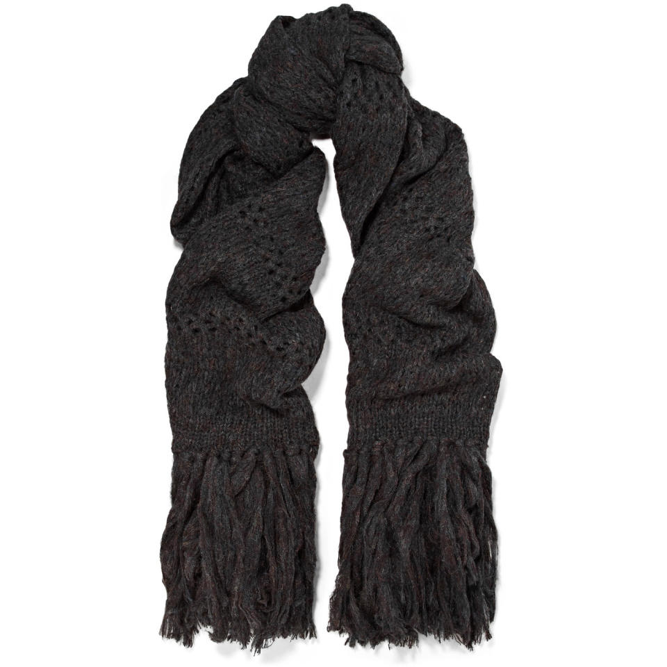 Oversized Fringed Scarf