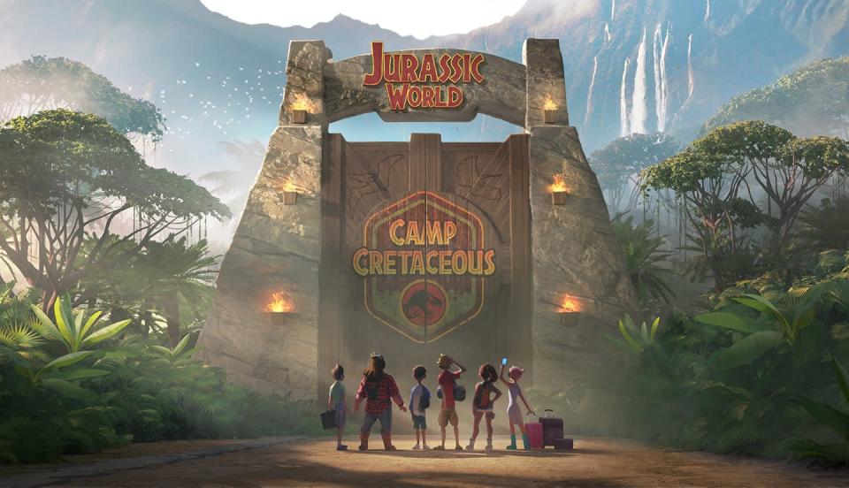 <p><strong>Netflix Description:</strong> "After waiting his whole life to see dinosaurs, lucky Darius wins the chance to join five other campers on Isla Nublar for a once-in-a-lifetime adventure."</p> <p><strong>Ages It's Best-Suited For:</strong> 11 and up</p> <p><strong>Number of Seasons:</strong> 3</p> <p><a href="https://www.netflix.com/title/81009646" class="link " rel="nofollow noopener" target="_blank" data-ylk="slk:Watch it on Netflix here!">Watch it on Netflix here!</a></p> <p>Related: <a href="https://www.popsugar.com/family/jurassic-world-camp-cretaceous-parents-guide-netflix-47801442?utm_medium=partner_feed&utm_source=au_publisher&utm_campaign=related%20link" rel="nofollow noopener" target="_blank" data-ylk="slk:What to Know Before Your Dinosaur-Loving Kids Watch Jurassic World: Camp Cretaceous" class="link ">What to Know Before Your Dinosaur-Loving Kids Watch Jurassic World: Camp Cretaceous</a></p>