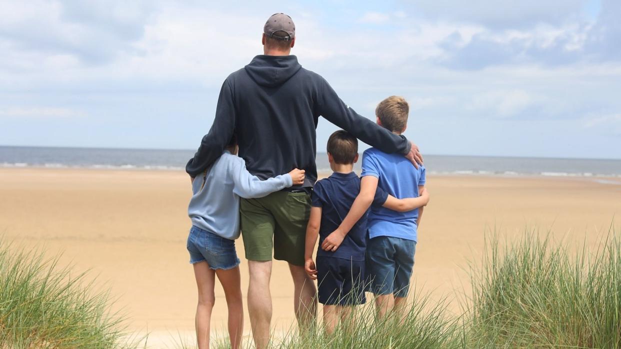 George, Charlotte and Louis paid tribute to their father on Father's Day