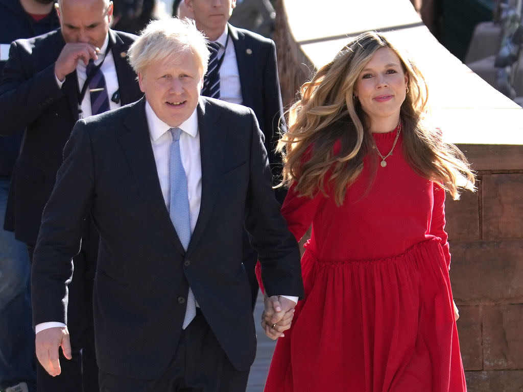 Boris Johnson and Carrie Johnson have revealed the name of their baby girl. (Getty Images)