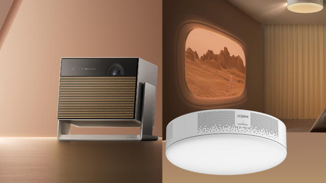 XGIMI launches a clever projector hidden in a ceiling light, and a