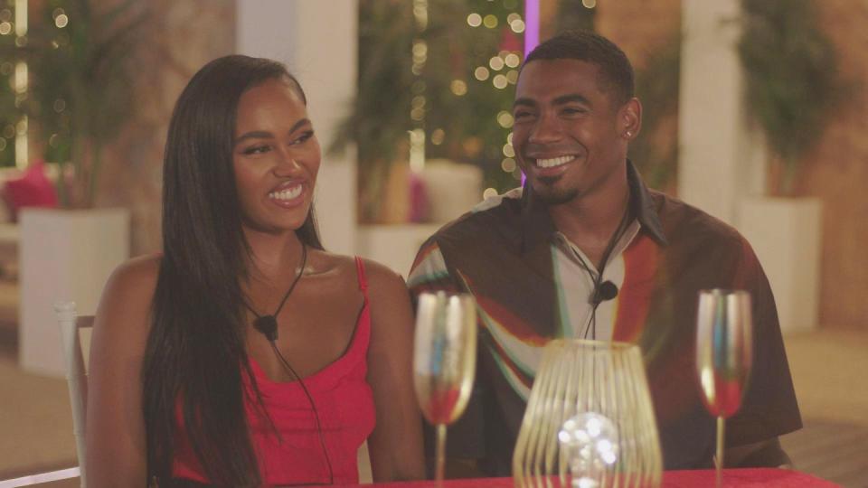 Love Island's Ella and Tyrique share "fast" relationship milestone