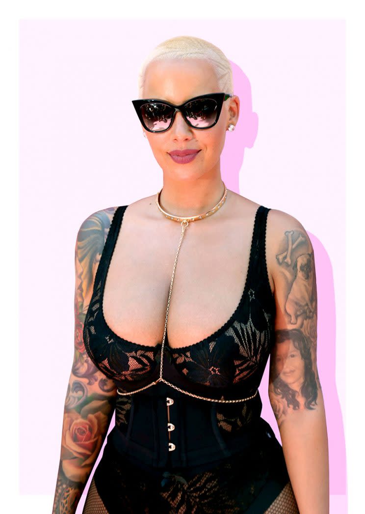 Amber Rose got a new tattoo, and it’s epic. (Photo by JMA/Star Max/GC Images)