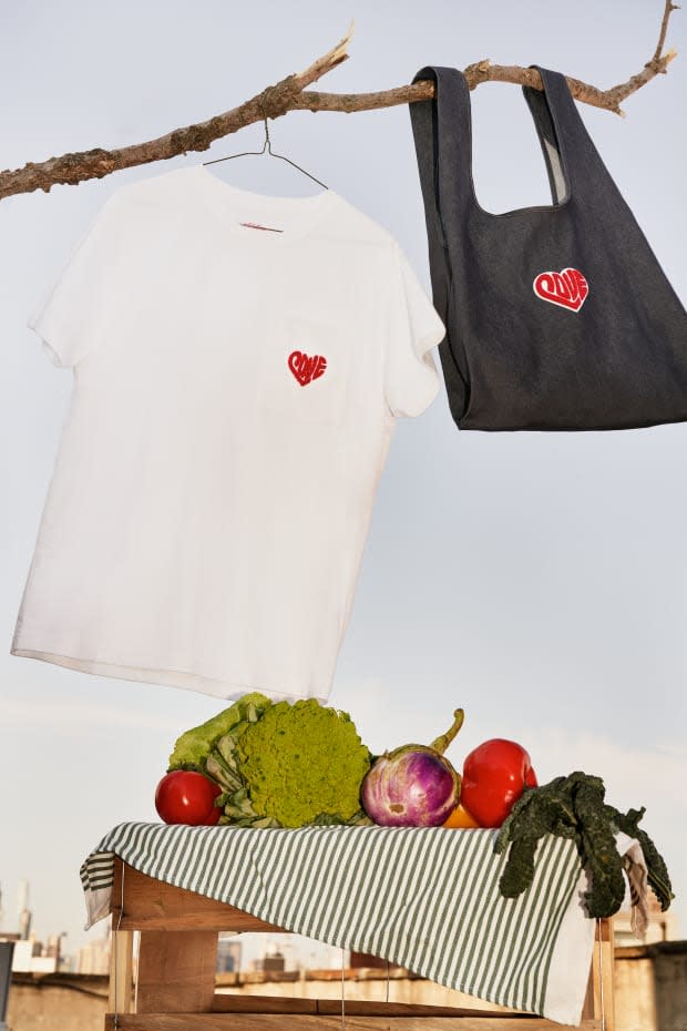 <p>Michael Michael Kors Watch Hunger Stop LOVE Organic Cotton Unisex T-Shirt, $40, <a href="https://www.michaelkors.com/watch-hunger-stop-love-organic-cotton-unisex-t-shirt/_/R-US_MH05MWJ97J" rel="nofollow noopener" target="_blank" data-ylk="slk:available here;elm:context_link;itc:0;sec:content-canvas" class="link ">available here</a>; Michael Michael Kors Watch Hunger Stop LOVE Denim Tote Bag, $58, <a href="https://www.michaelkors.com/watch-hunger-stop-love-denim-tote-bag/_/R-US_30H0MTVT9C" rel="nofollow noopener" target="_blank" data-ylk="slk:available here;elm:context_link;itc:0;sec:content-canvas" class="link ">available here</a></p>