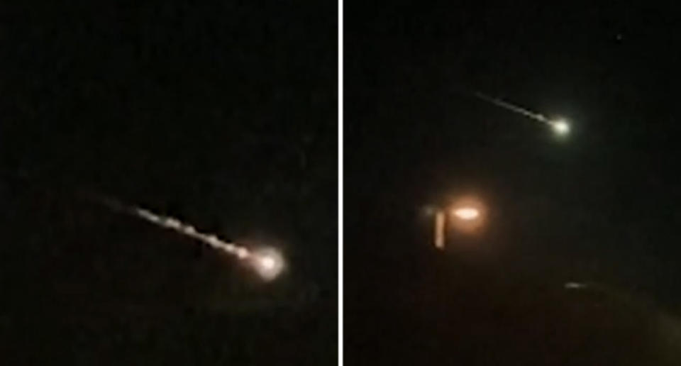 Images of the meteor.