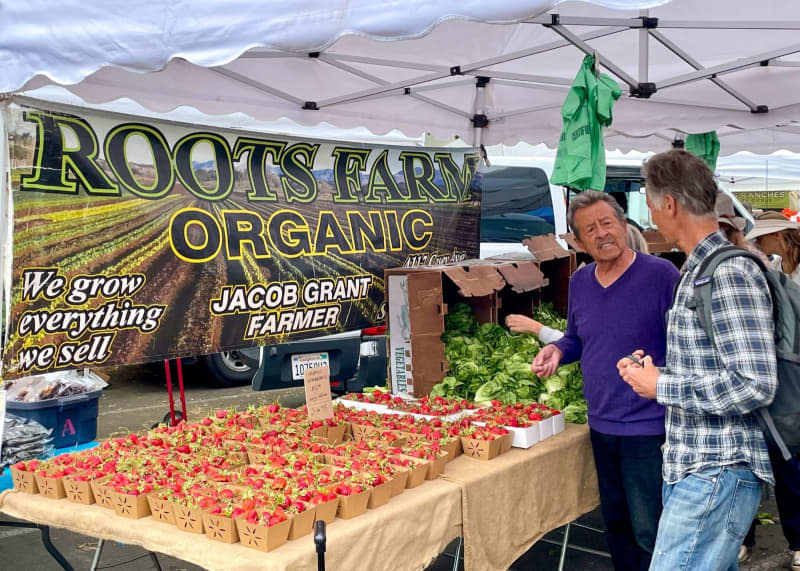 Farmers' markets can be found everywhere in California, like the coastal town of Santa Barbara, where local farmers sell their produce. Bernhard Krieger/dpa