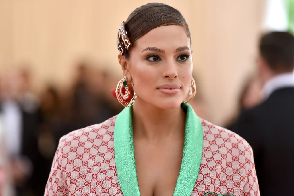 Ashley Graham has been praised for sharing beautiful images of female bodies, stretch marks and all, pictured May 2019. (Image Theo Wargo/WireImage/Getty Images)