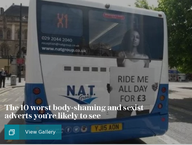 The 10 worst body-shaming and sexist adverts youre likely to see