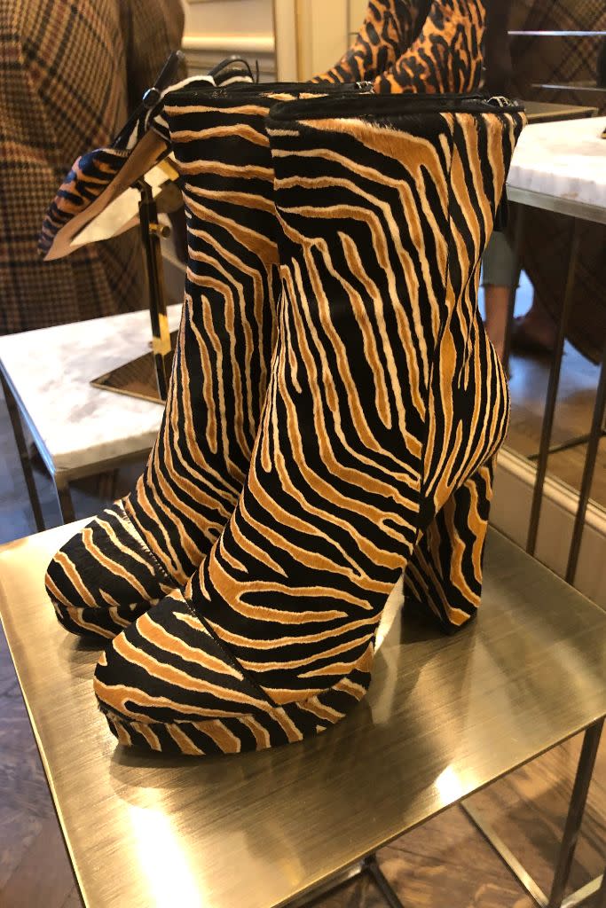 Alexandre Birman, fall 2019 trends, tan zebra boots 