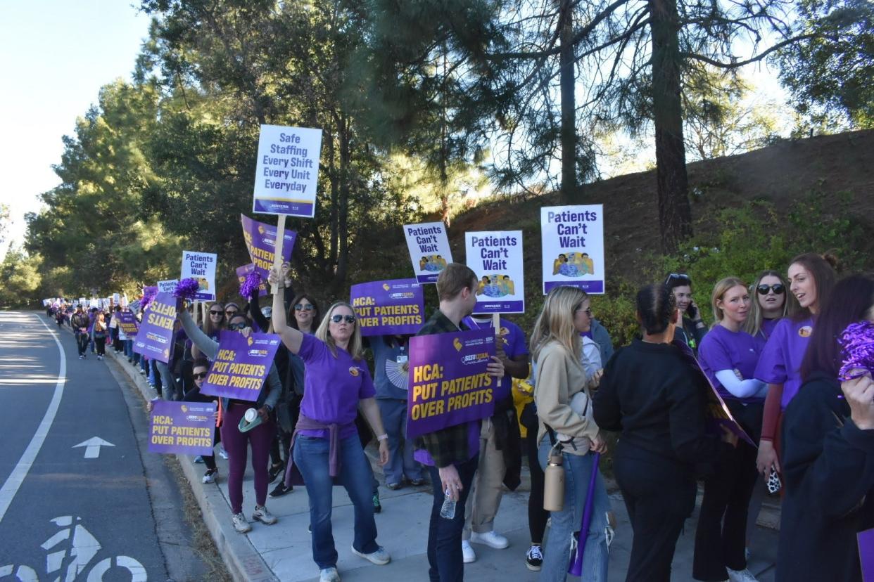 Nurses at Los Robles Regional Medical Center have rejected a contract agreement reached by bargaining teams, citing concerns over staffing.