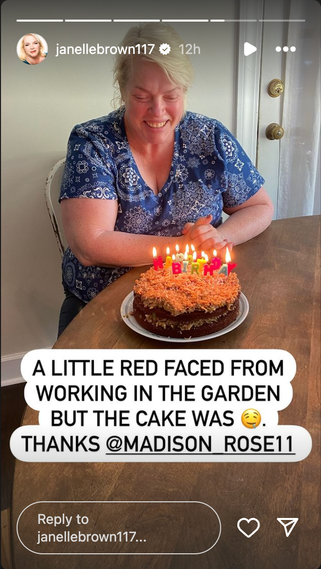 Janelle Brown celebrates her 55th birthday