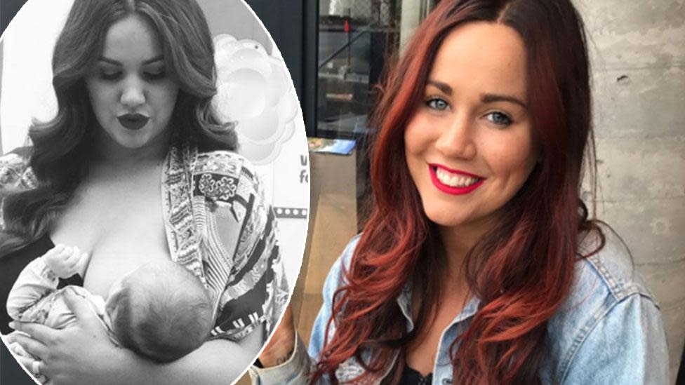 Brave blogger, 23, shares pictures of her 'saggy boobs' as she