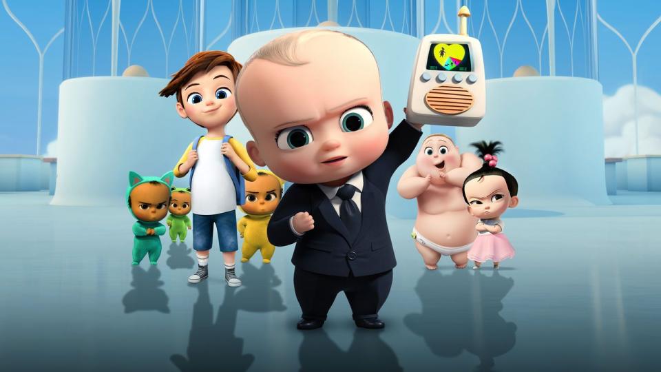 <p>Fans of the movie <em>The Boss Baby</em> will also love its spin-off series, which stars the same achievement-oriented infant as his plans to run Baby Corp bump up against his life as, well, a baby. (Stinky diapers happen to even the most powerful baby CEOs.)</p><p><a class="link " href="https://www.netflix.com/title/80178943" rel="nofollow noopener" target="_blank" data-ylk="slk:WATCH NOW;elm:context_link;itc:0;sec:content-canvas">WATCH NOW</a></p>