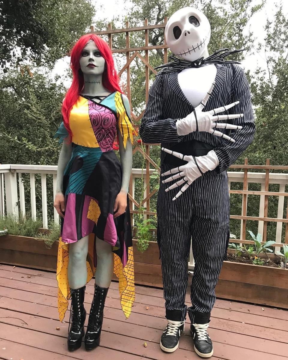 jenna dewan channing tatum sally and jack nightmare before christmas halloween