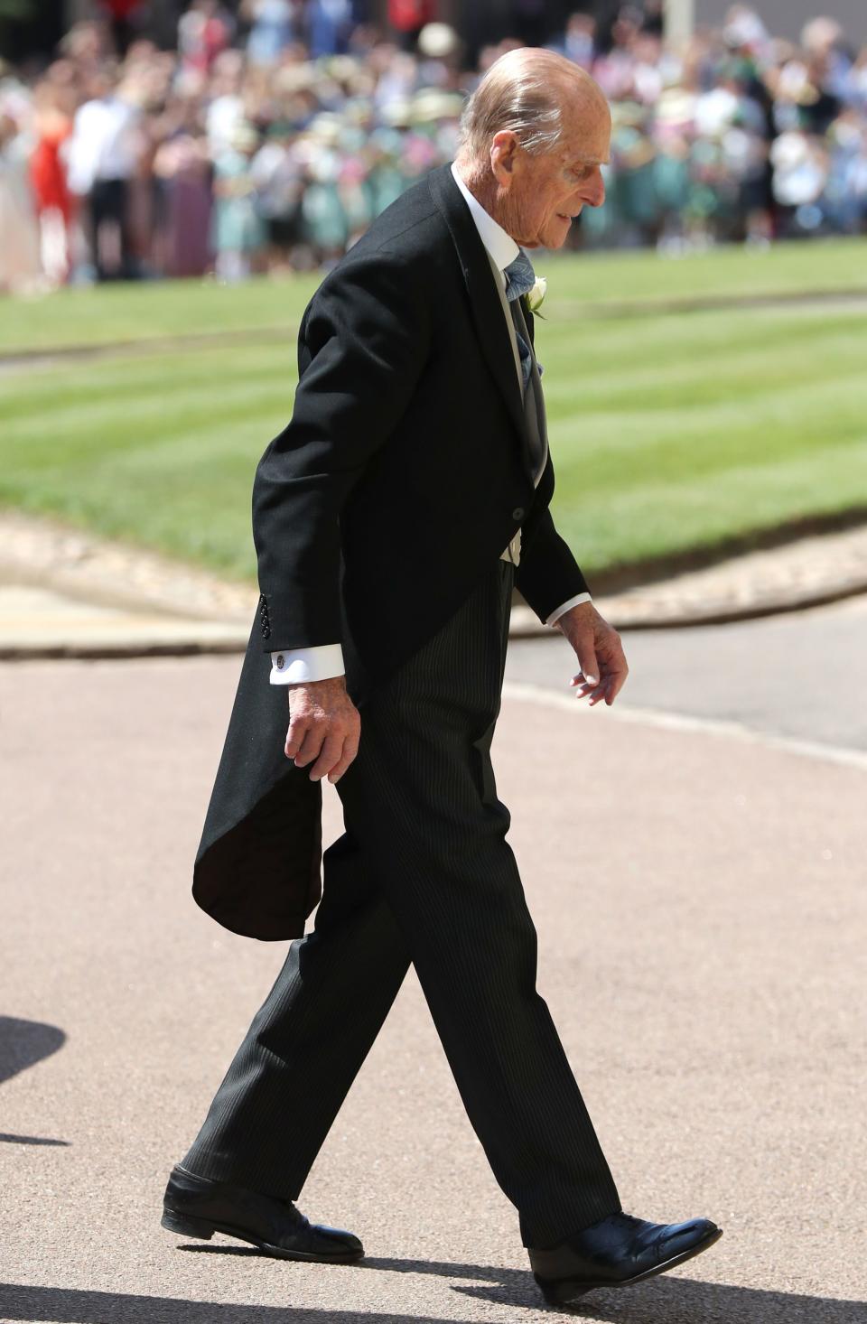 Prince Philip also attended the May 19, 2018, wedding