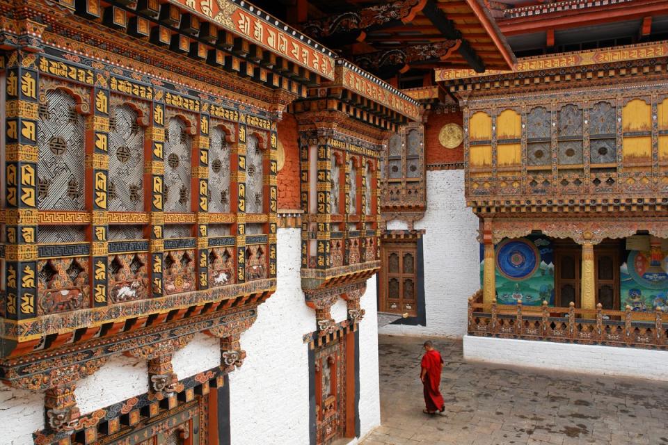 Bhutan’s Buddhist temples and serene landscapes beg to be explored (Getty Images)