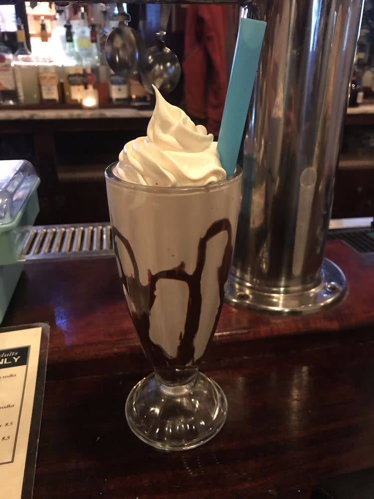 Berger Cookie Spiked Milkshake, Abbey Burger Bistro, Baltimore, Maryland