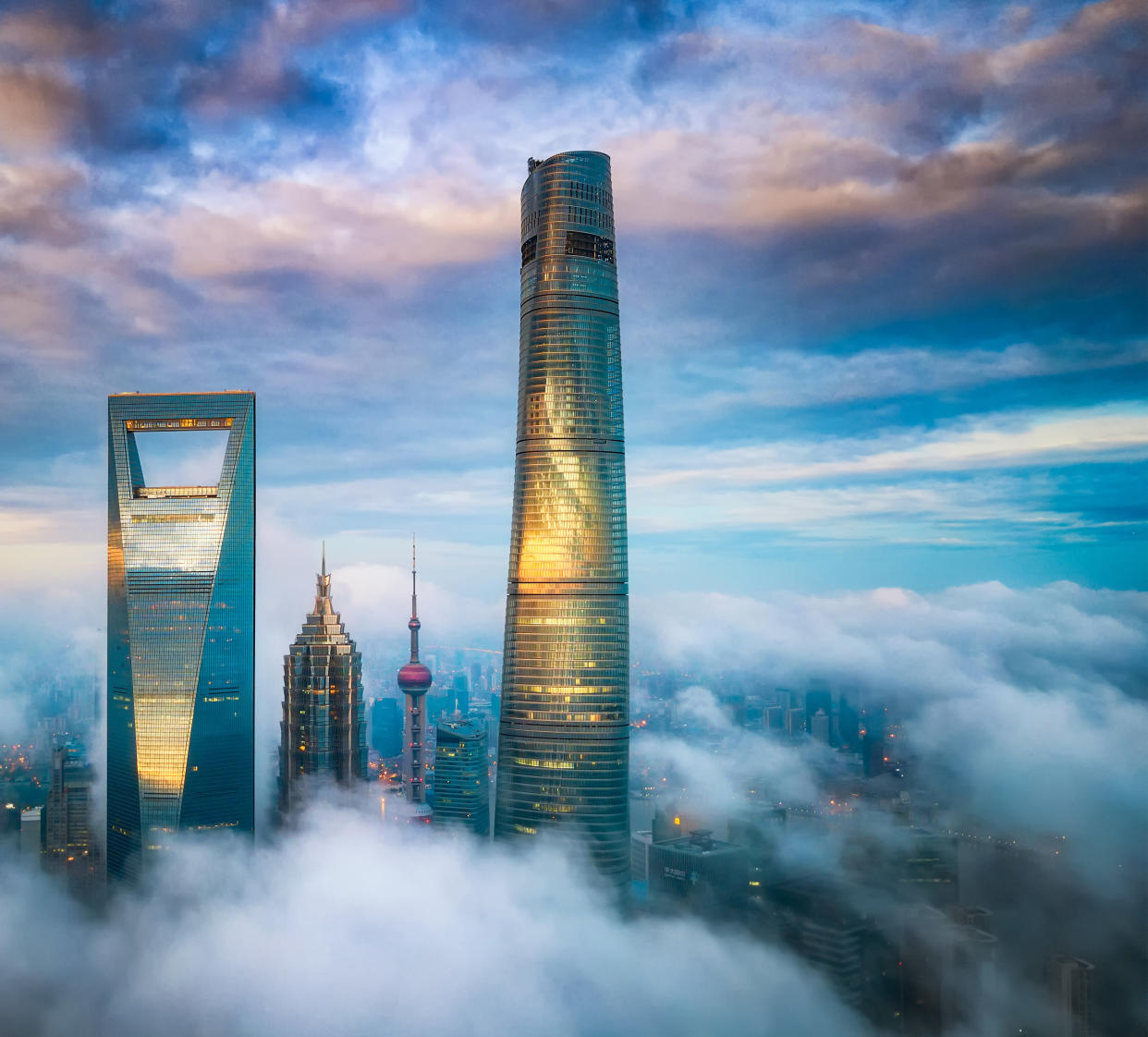 Der Shanghai Tower ist das höchste Gebäude in China (Bild: J Hotel Shanghai Tower)