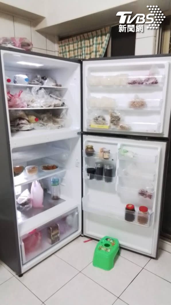 打開冰箱讓食物腐壞/家屬提供