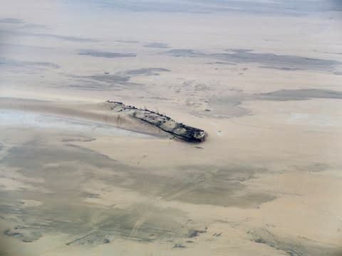 Shipwrecks are strewn across the Skeleton Coast, hence its name - Credit: ALAMY